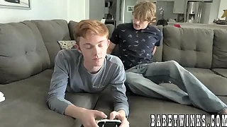 Smooth twink buds fluctuate video jollity be useful to barebacking